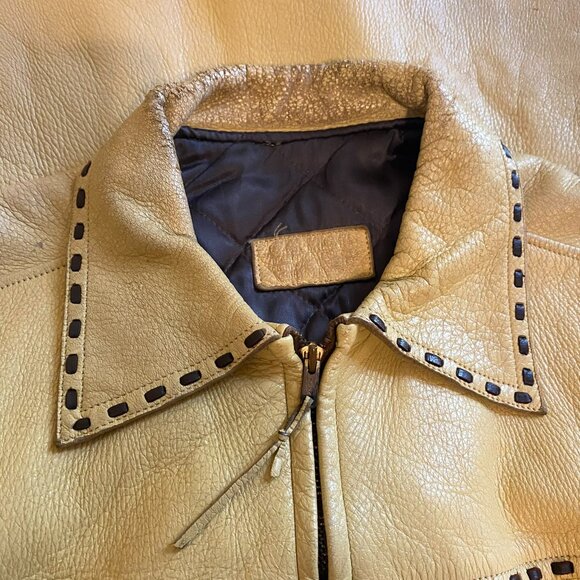 1960s WP Place & Co Leather Fringe Jacket - Picture 6 of 9